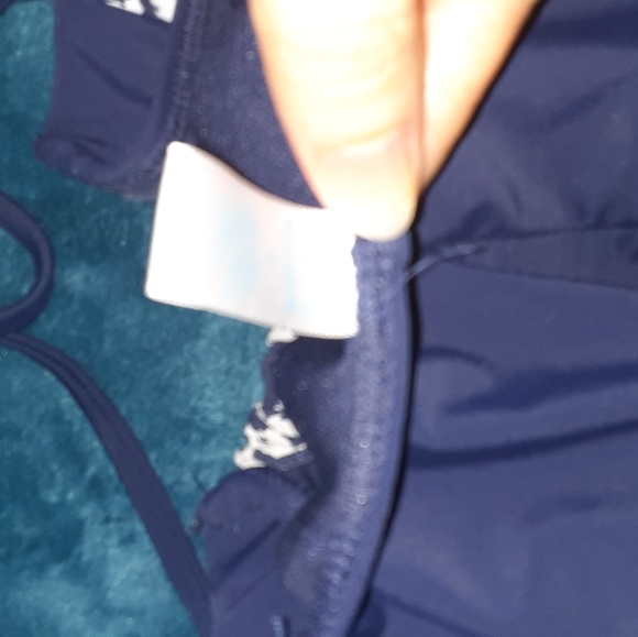 Tropical Escape Navy & White One Piece Swimsuit With Skirted Bottom - Picture 4 of 5